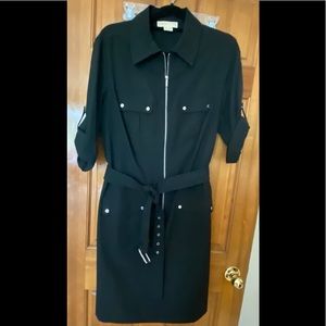 Dress, Michael Kors black belted w/embellishments